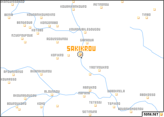 map of Sakikrou