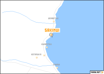 map of Sakimui