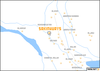 map of Sākin Wu‘ayş