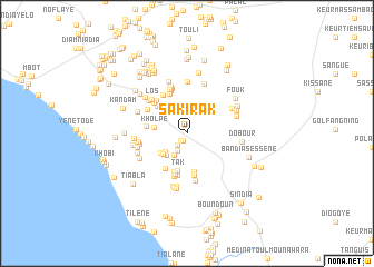map of Sakirak