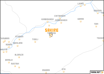 map of Sakire