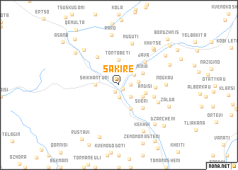 map of Sakire