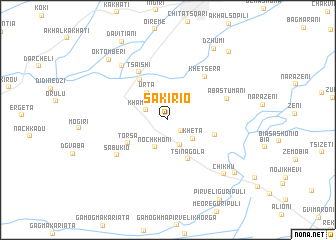 map of Sakirio