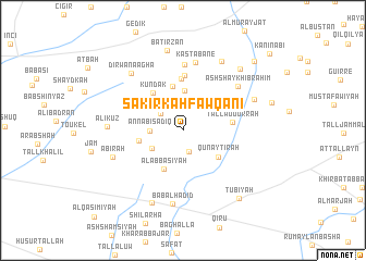 map of Sakirkah Fawqānī