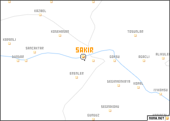 map of Şakir