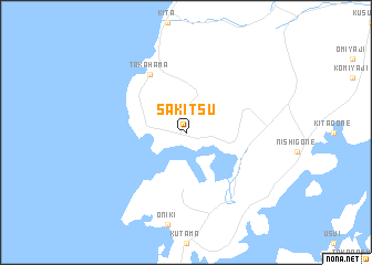 map of Sakitsu