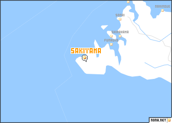 map of Sakiyama