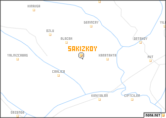 map of Sakızköy