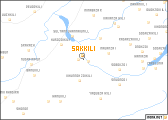 map of Sak Kili