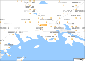 map of Sakki