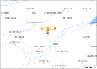 map of Saklıca