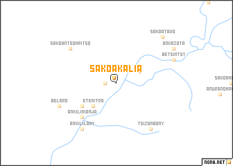 map of Sakoakalia
