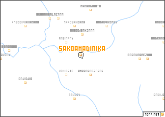 map of Sakoamadinika