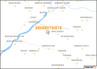 map of Sakoantsiota