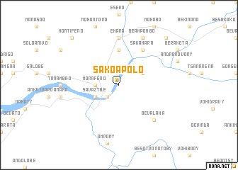 map of Sakoapolo