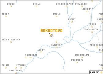 map of Sakoatavo