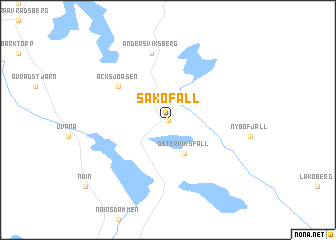 map of Sakofall