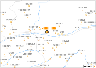 map of Sakokhia