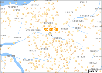map of Sakoko