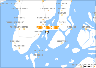 map of Sakondaung