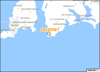 map of Sakonnet