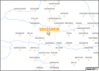 map of Sakosaria