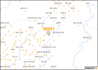 map of Sakot