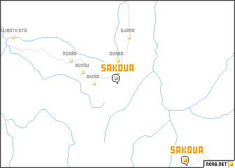 map of Sakoua