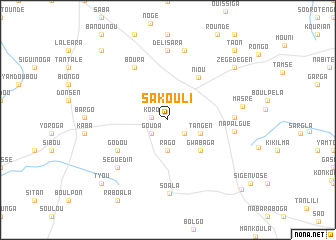 map of Sakouli