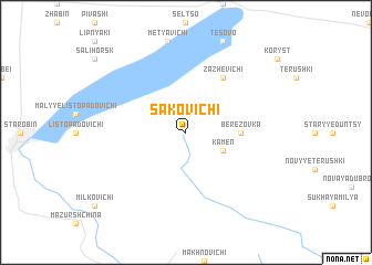 map of Sakovichi