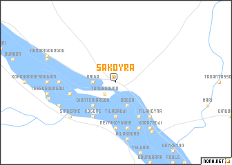 map of Sakoyra