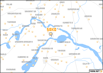 map of Sako