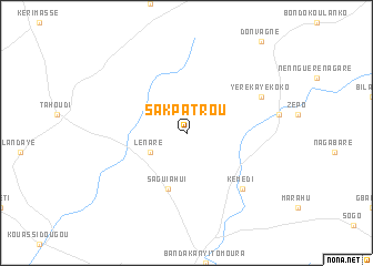 map of Sakpatrou