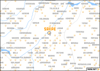 map of Sakpe