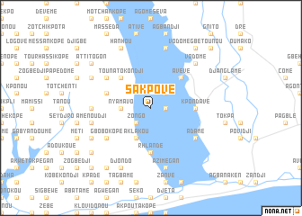 map of Sakpové