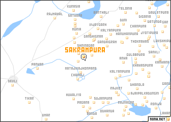 map of Sakrāmpura