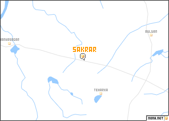 map of Sakrār