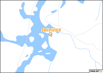 map of Sakrivier