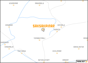 map of Şakşakpınar