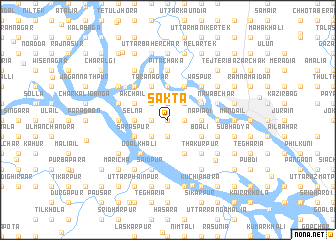 map of Sākta