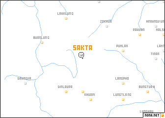 map of Sakta