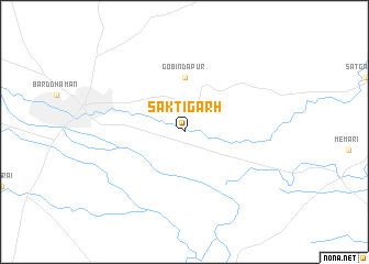 map of Saktigarh