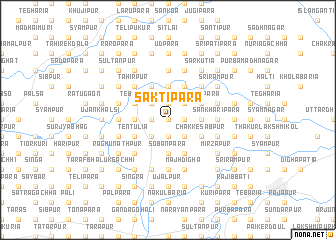 map of Saktipāra