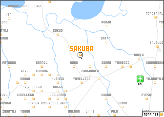 map of Sakuba