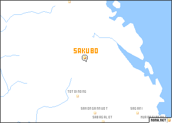 map of Sakubo