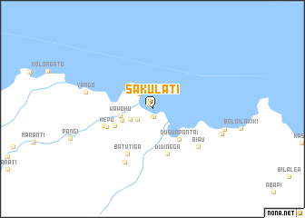 map of Sakulati