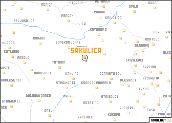 map of Sakulica