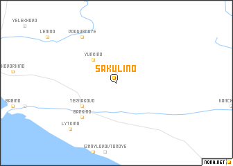 map of Sakulino