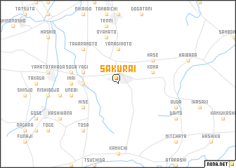 map of Sakurai