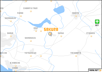 map of Sakura